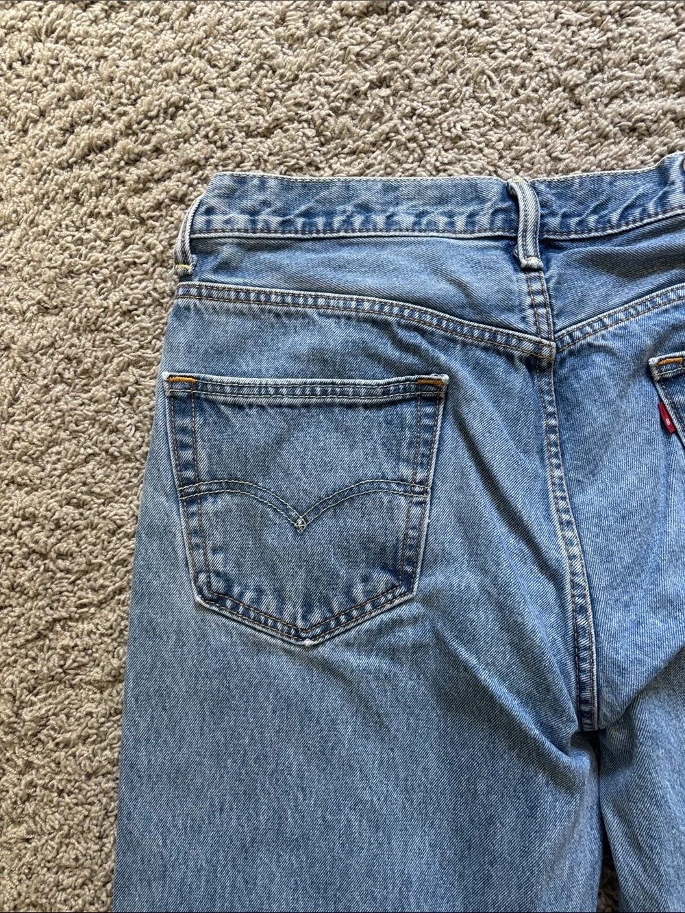 Levi's Vintage 550 Light Blue Men's Straight Leg Jeans